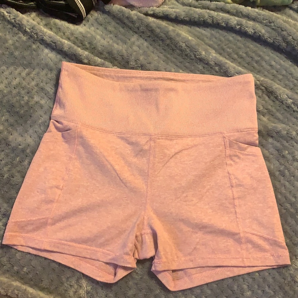 Light pink biker shorts , 4 -inch ,